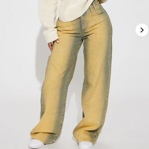 Fashion Nova Tinted Baggy Jeans